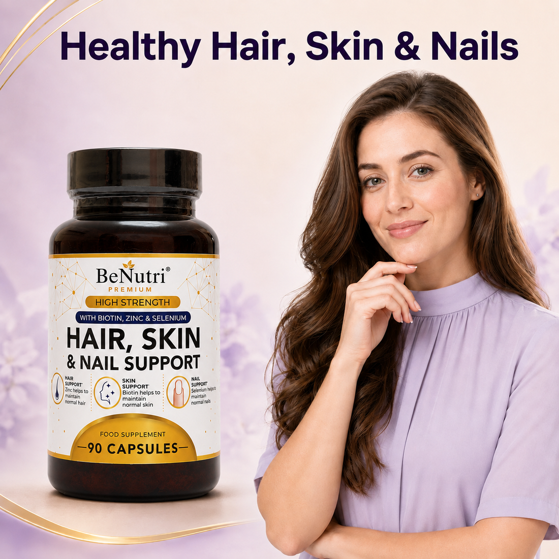 How Biotin Supports Healthy Hair, Skin & Nails